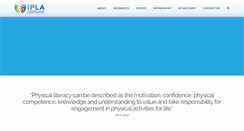 Desktop Screenshot of physical-literacy.org.uk