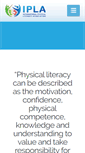 Mobile Screenshot of physical-literacy.org.uk