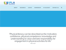 Tablet Screenshot of physical-literacy.org.uk
